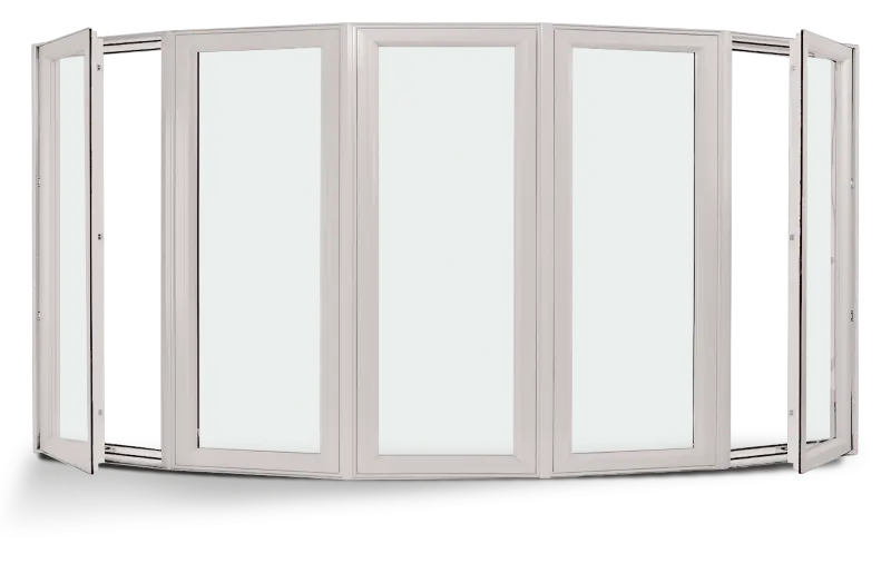 A Bow Window from EcoTech Windows & Doors.